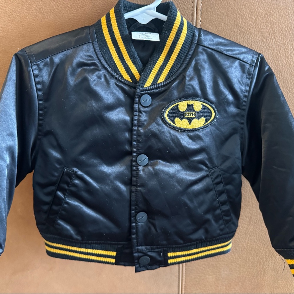 Kith Black and Yellow Batman Jacket baby